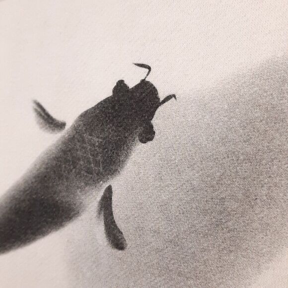 Blind Rooster Asian Graphic Sweatshirt Women's SZ Medium "Every Year Have Fish" - Picture 9 of 16